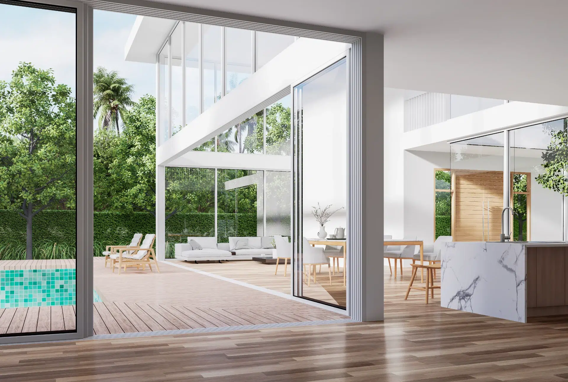 VLX 138 Panoramic Sliding Door in Miami, FL | Westlight Windows Miami - detail 1